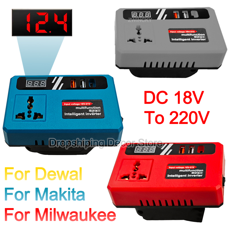 Outdoor Power Usa - Przetwornica napięcia DC 18V na 220V,