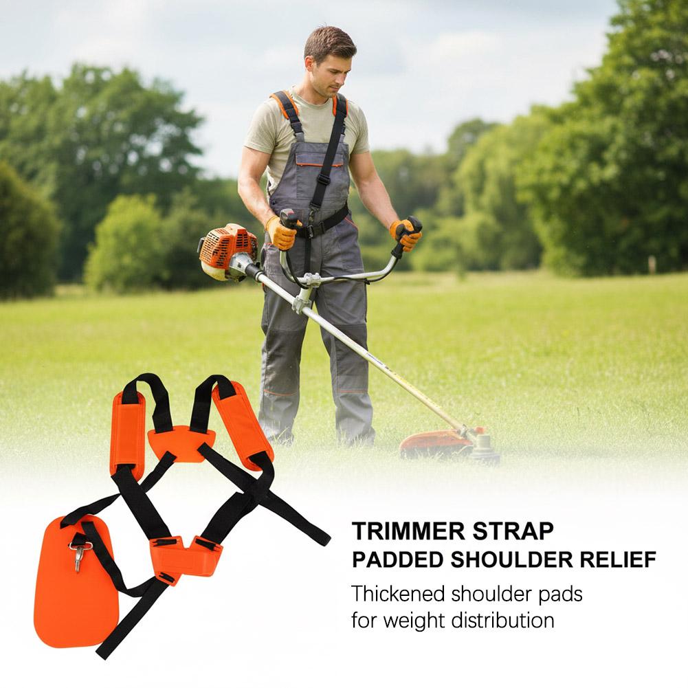 Brush Cutter Strap - Wyściełany, podwójny pas naramienny do podkaszarki,