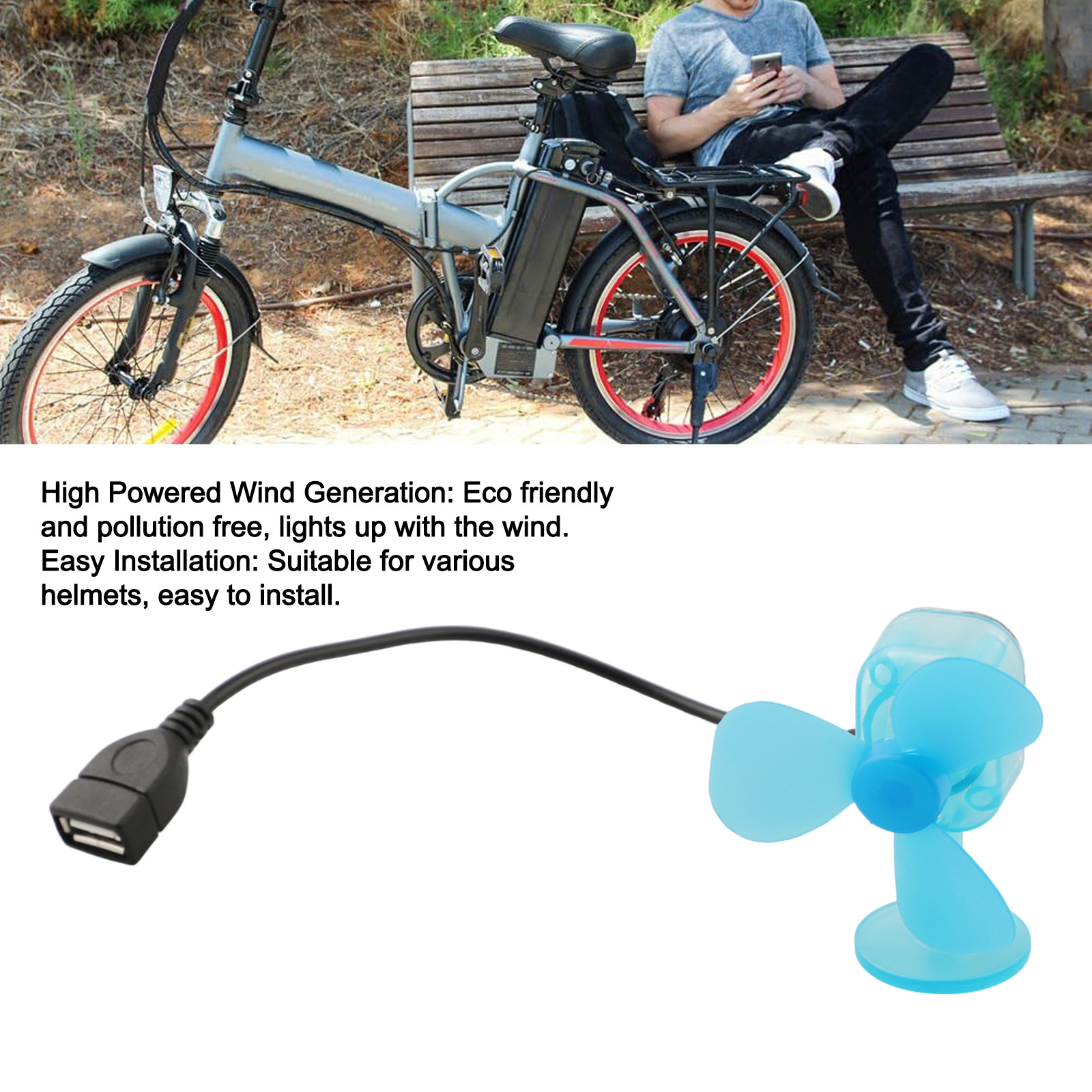 Outdoor Power Products - Mini Przenośna Turbina Wiatrowa 5W USB
