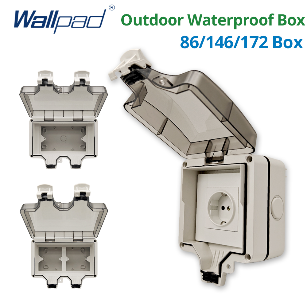 Outdoor Power Adapter - Wallpad IP66 pyłoszczelna wodoodporna skrzynka zewnętrzna