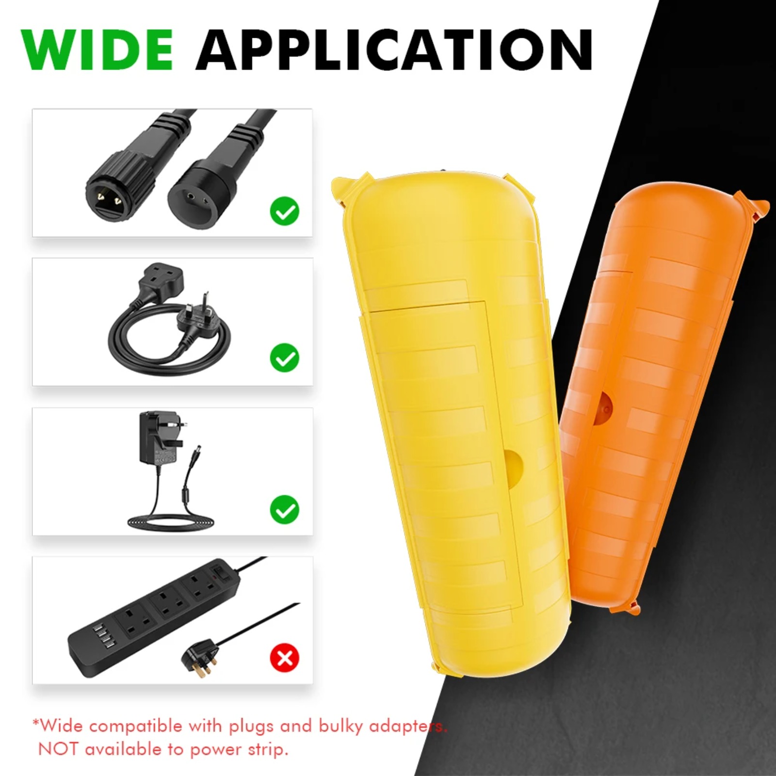 Outdoor Power Adapter - Obudowa na kabel przedłużający IP44 do