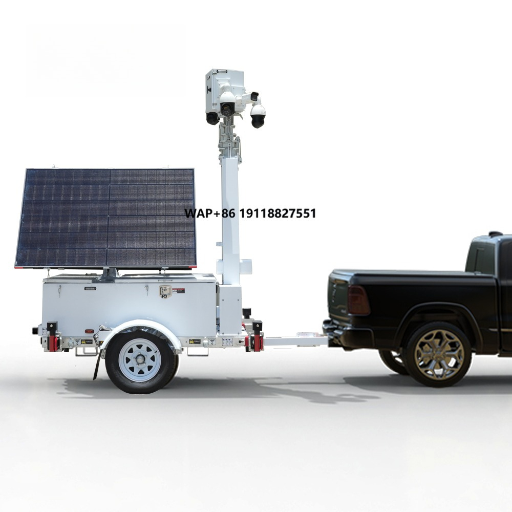 Panel Power Outdoor - Mobilna wieża monitoringu zasilana energią słoneczną,