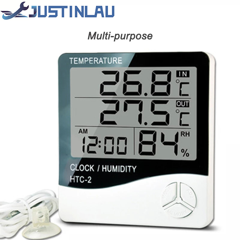 Outdoor Power Tower - Cyfrowy termohigrometr LCD 1 sztuka elektronicznego