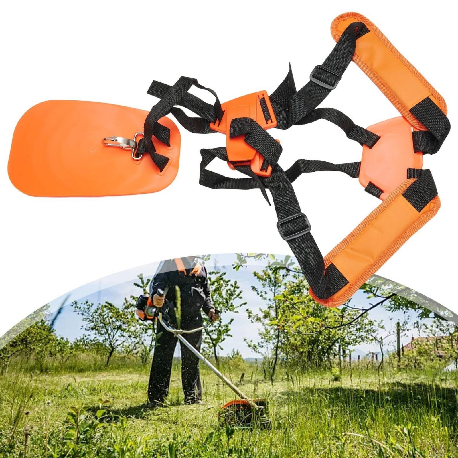 Brush Cutter Strap - Wytrzymałe szelki do podkaszarki z podwójnymi