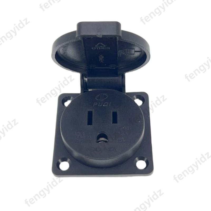 Czarny 125V 15A 20A IP44 CE am – Outdoor Power Usa recenzja i cena
