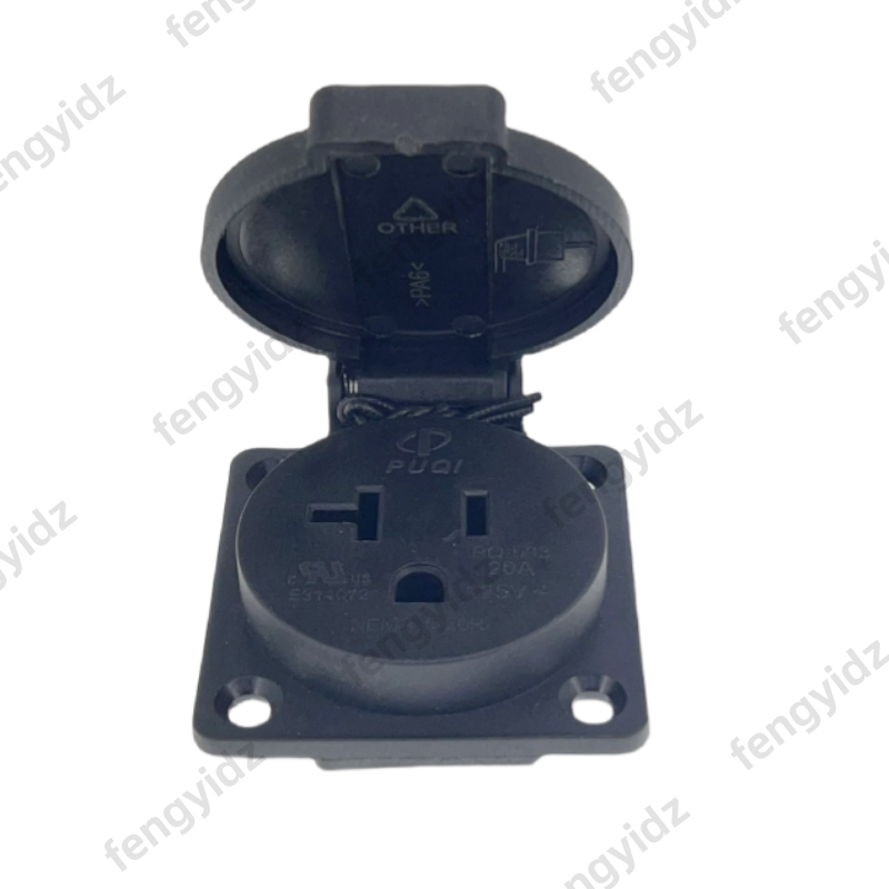 Czarny 125V 15A 20A IP44 CE am – Outdoor Power Usa recenzja i cena