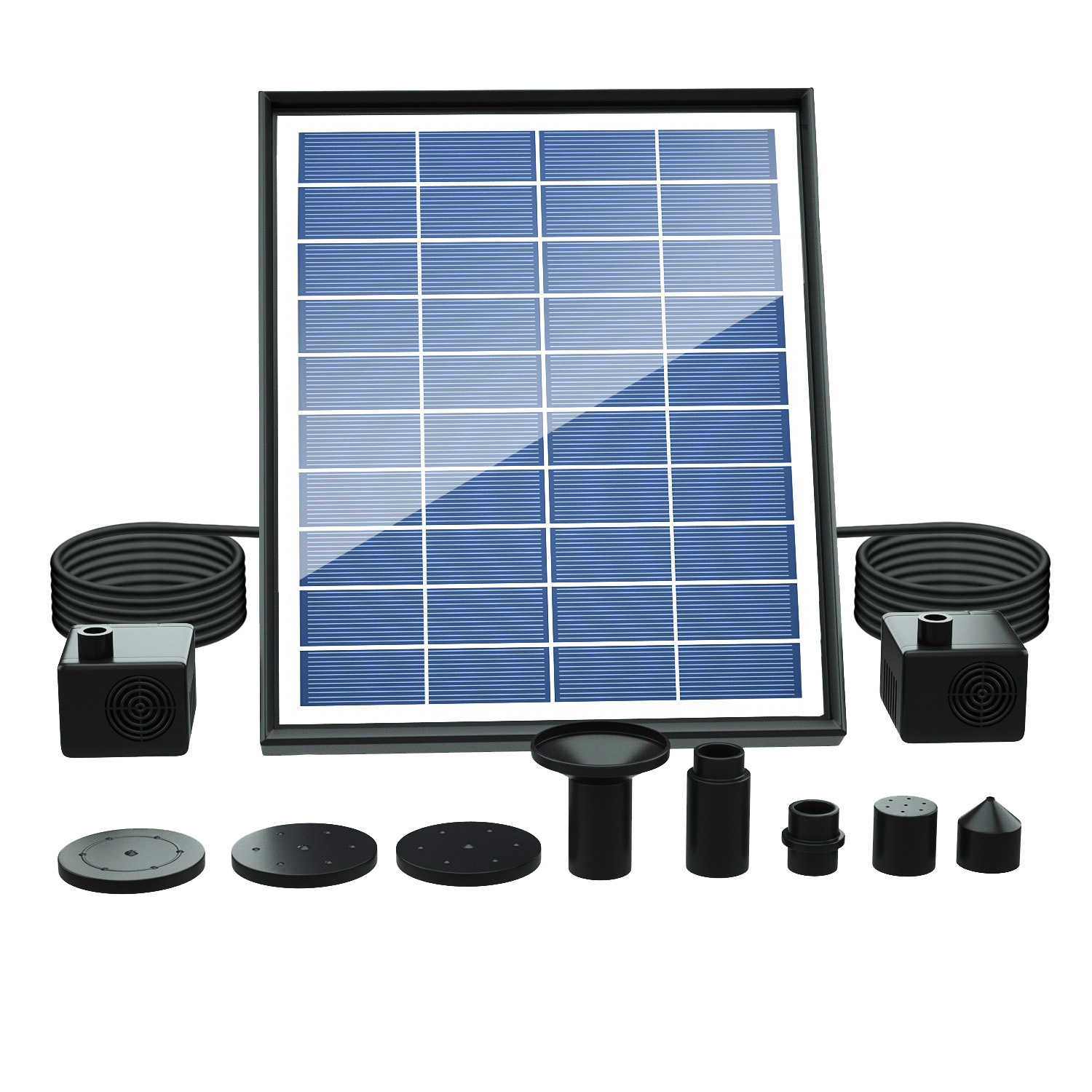 Fontanna solarna, pompa do fon – Panel Power Outdoor recenzja i cena