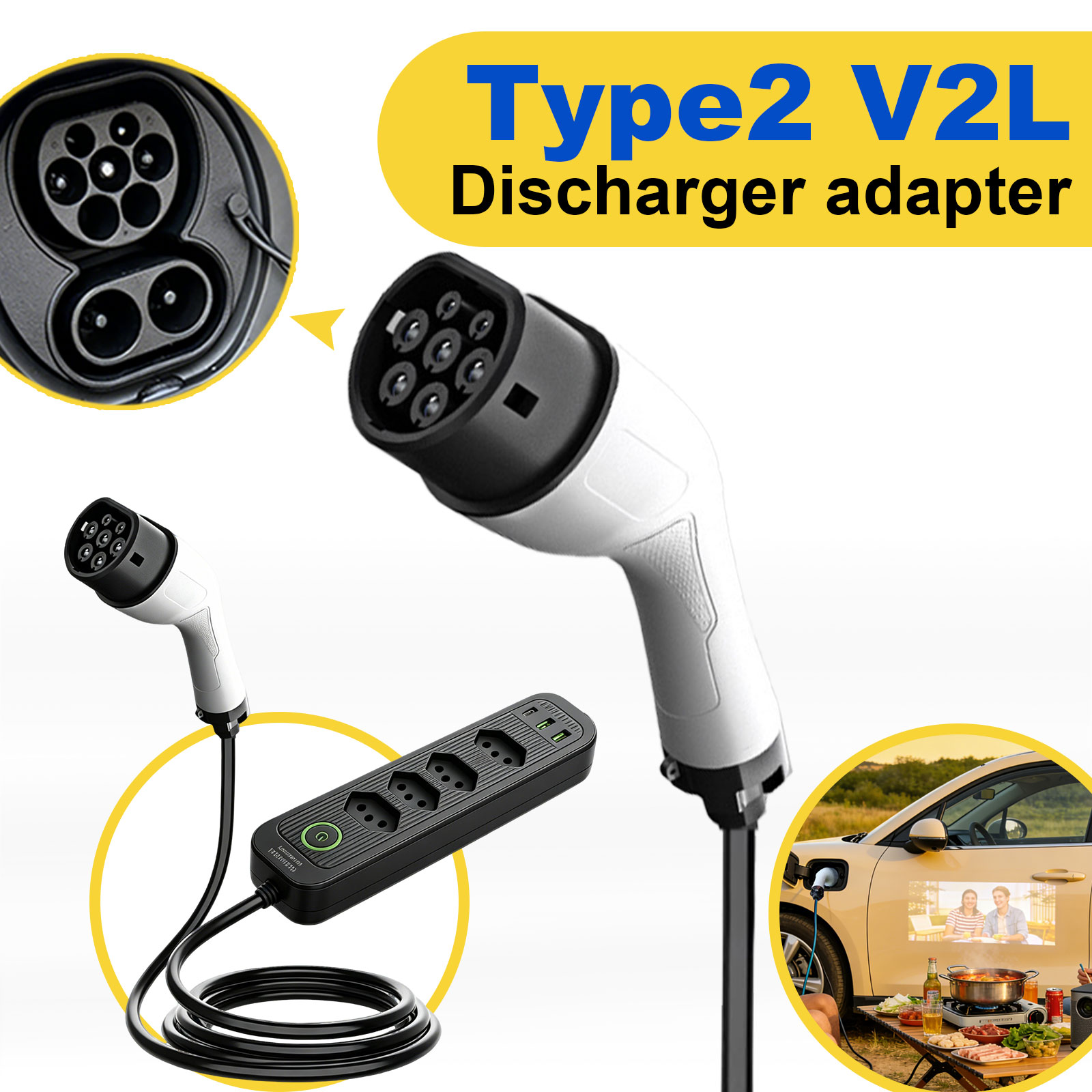Adapter rozruchowy Type2 V2L 1 – Outdoor Power Adapter recenzja i cena