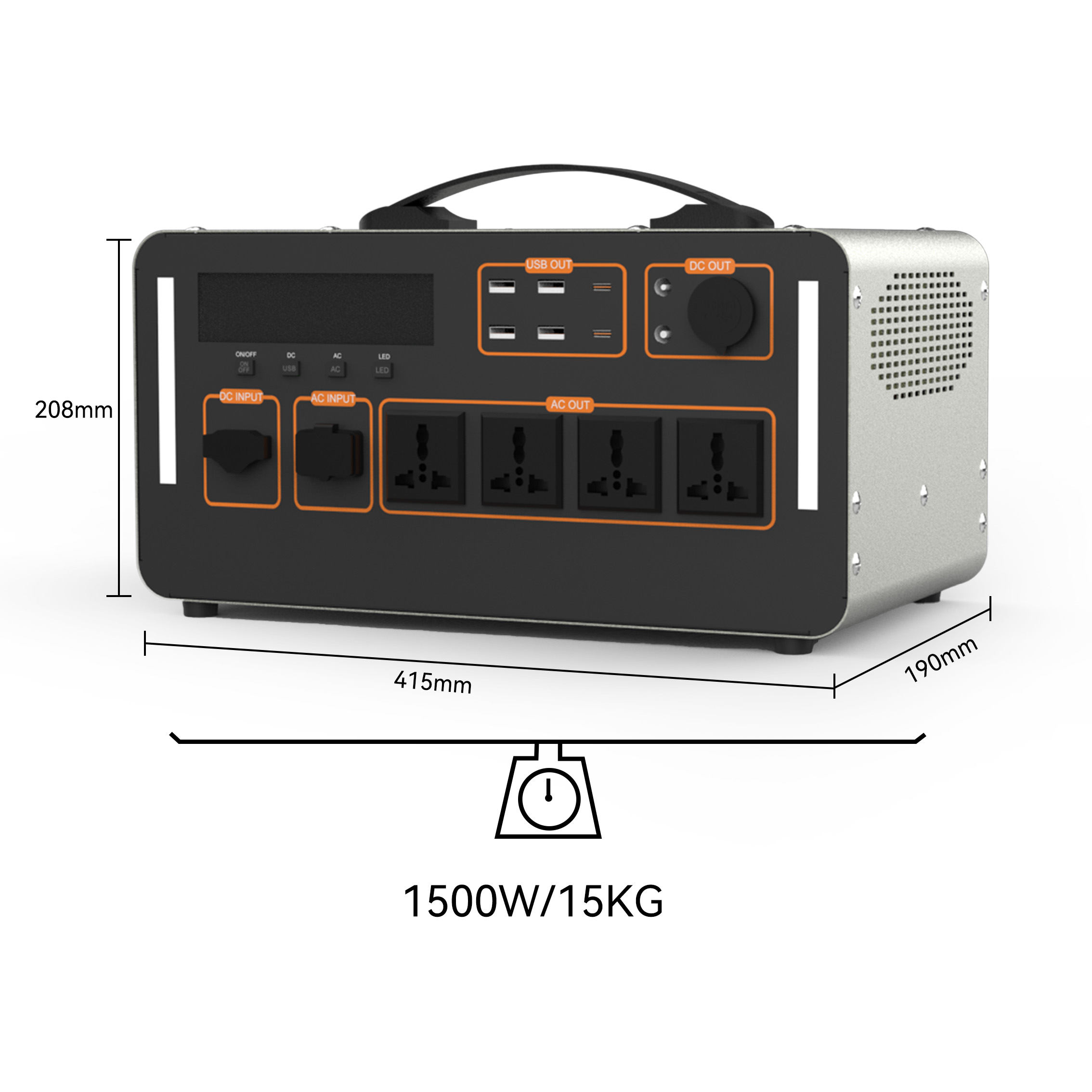 Przenośna stacja zasilania sol – Outdoor Uninterruptible Power Supply recenzja i cena