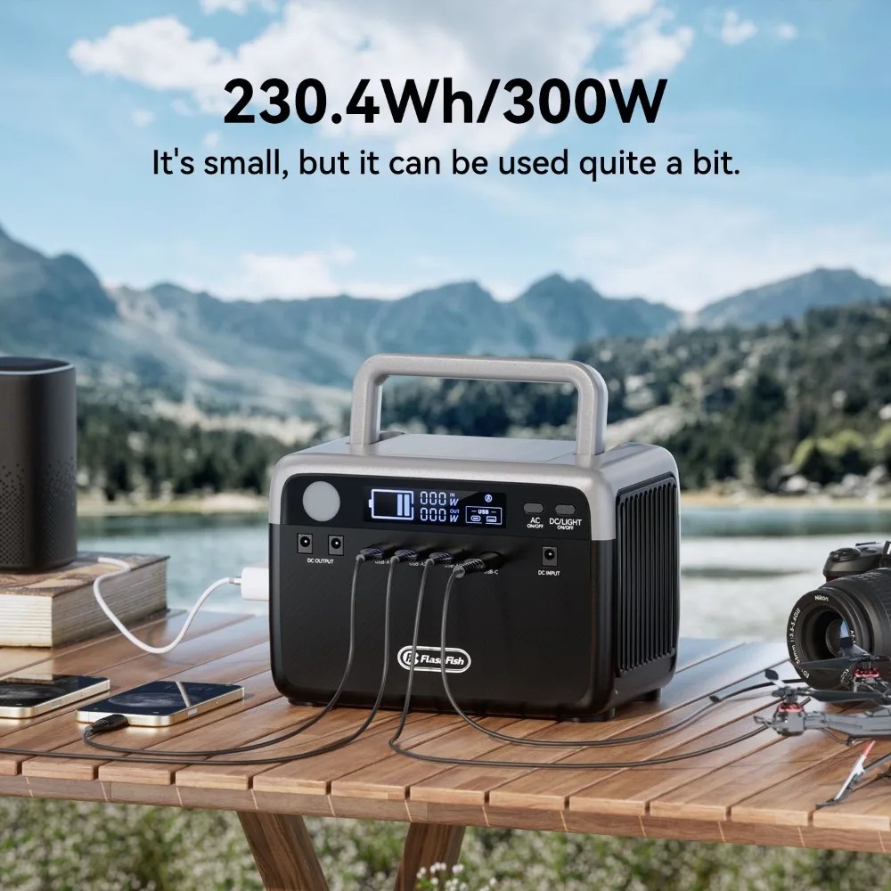Generator solarny LiFePO4 230, – Outdoor Power Bank With Ac Outlet recenzja i cena